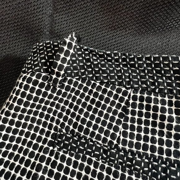 Merona Black and White Gingham Shorts size 8 - Picture 3 of 3